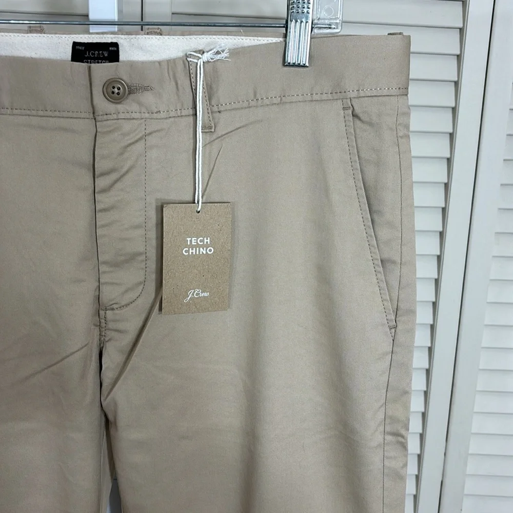 NWT J.Crew 484 Slim-Fit Stretch Tech Chino Pant 33 x 34